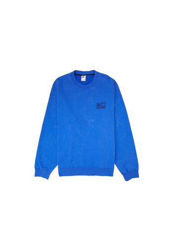 Nike x Stussy Acid Wash Crew Fleece (Asia Sizing) Blue