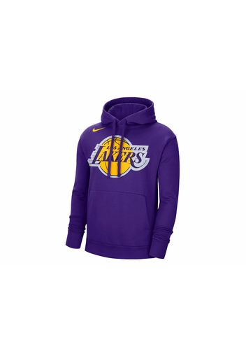 Nike NBA Los Angeles Lakers Fleece Pullover Hoodie Purple