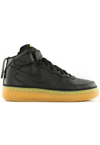 Nike Air Force 1 Mid Black Gum Volt (GS)