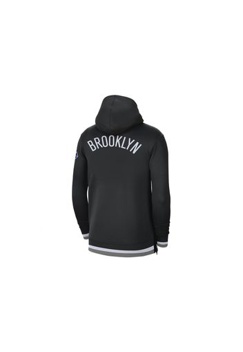 Nike NBA Brooklyn Nets Showtime Dri-Fit Full-Zip Hoodie Black