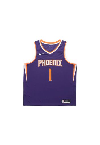 Nike NBA Phoenix Suns Devin Booker Icon Edition 2023 Swingman Jersey Purple/Orange/White