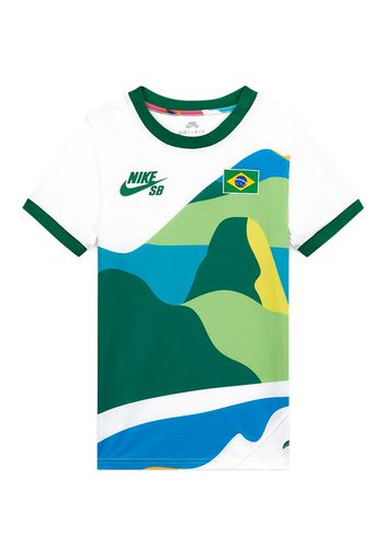 Nike SB x Parra Brazil Federation Kit Crew (Youth) Jersey White/Clover