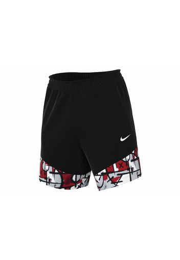 Nike Dri-Fit Loose Fit Shorts Black/White/Red