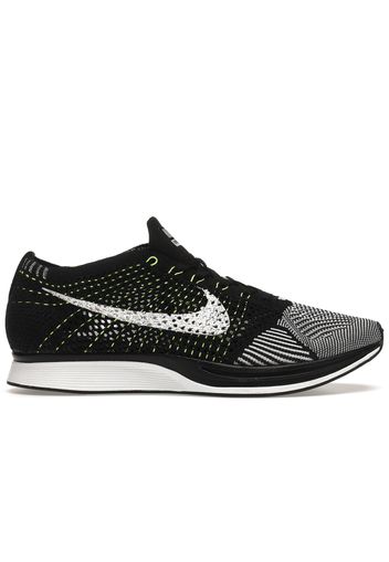 Nike Flyknit Racer Black White Volt