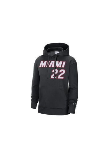 Nike NBA Miami Heat Jimmy Butler Essential Fleece Loose Pullover Fit Hoodie Black