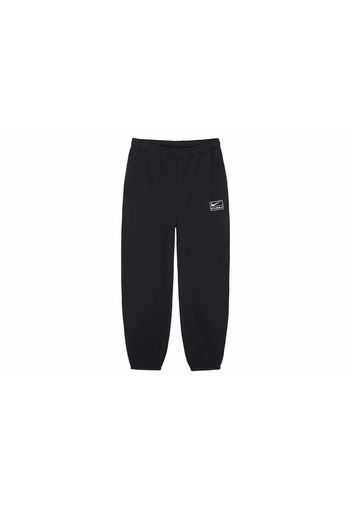 Nike x Stussy Stone Washed Fleece Sweatpants (FW23) Black
