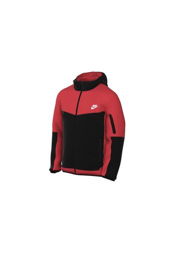 Nike Sportswear Tech Fleece Full-Zip Hoodie Light Crimson/Black/White