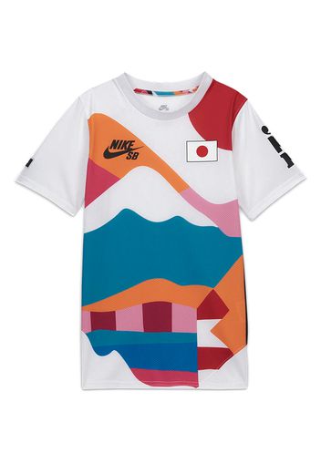 Nike SB x Parra Japan Federation Kit Crew (Youth) Jersey White/Black