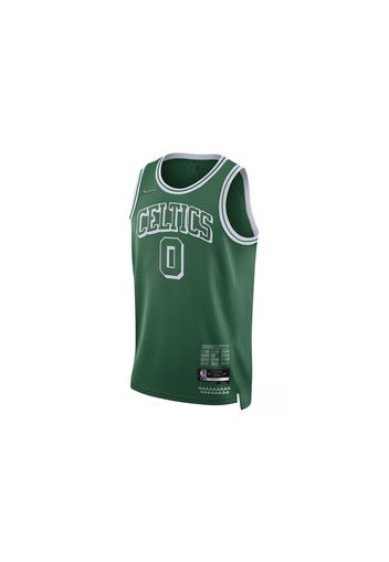 Nike Boston Celtics Jayson Tatum City Edition Swingman Jersey Green/White