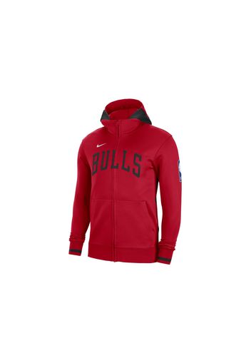 Nike NBA Chicago Bulls Showtime Dri-Fit Full-Zip Hoodie Red