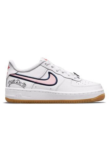 Nike Air Force 1 Low LV8 Just Do It White Pink Glaze (GS)