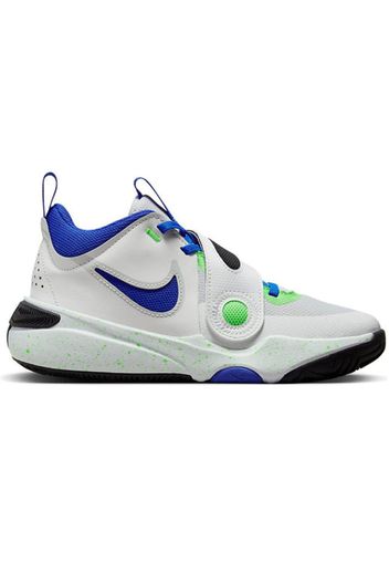 Nike Team Hustle D 11 Green Strike Racer Blue (GS)