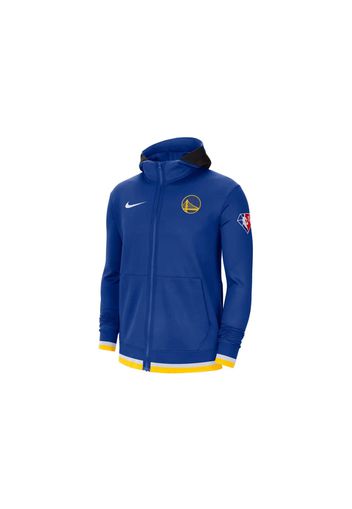 Nike NBA Golden State Warriors Showtime Dri-Fit Full-Zip Hoodie Blue