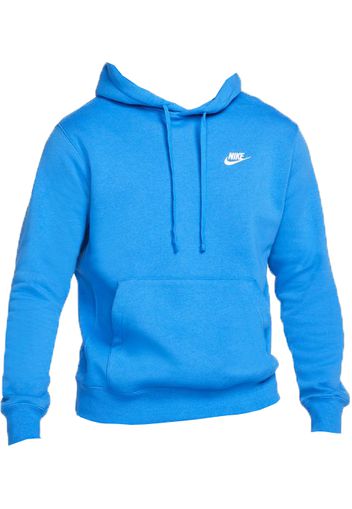 Nike Sportswear Club Fleece Pullover Hoodie Signal Blue/Signal Blue/White