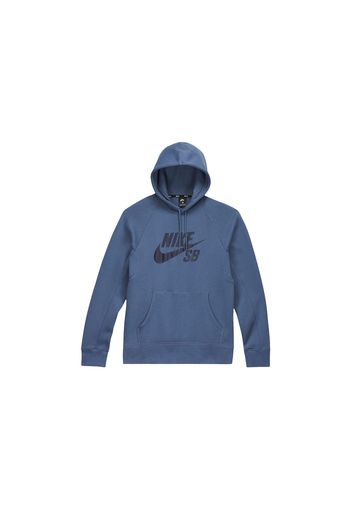 Nike SB Icon Pullover Skate Hoodie Blue