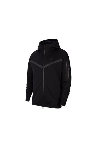 Nike Sportswear Tech Fleece Full-Zip Hoodie (Asia Sizing) Black