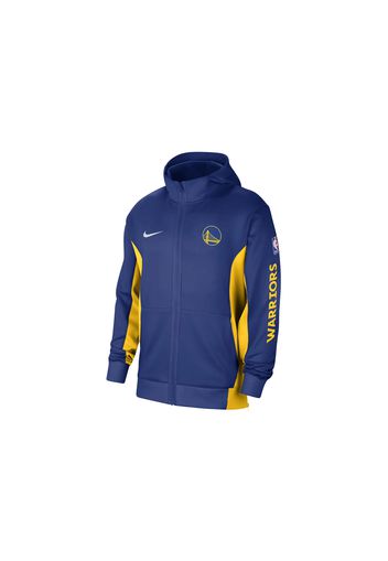 Nike NBA Golden State Warriors Showtime Dri-Fit Hoodie Gold/Blue