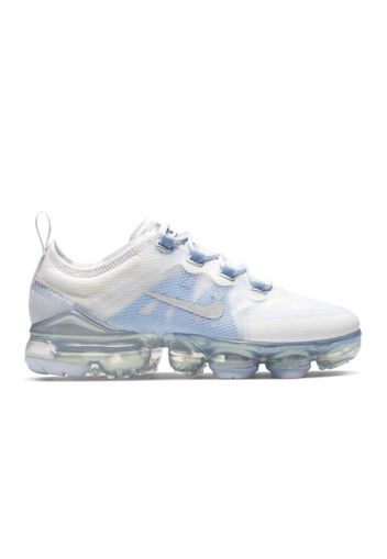 Nike Air VaporMax 2019 White Metallic Silver (GS)