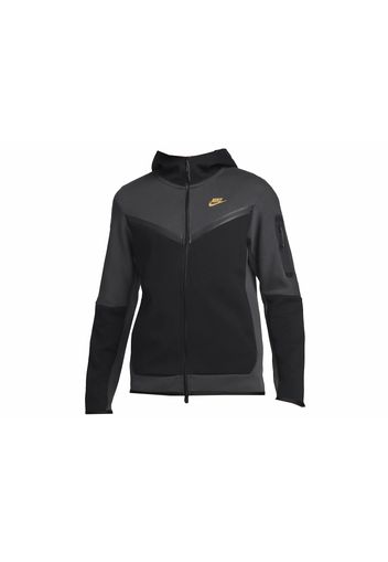 Nike Sportswear Tech Fleece Full-Zip Hoodie Dark Smoke Grey/Gold