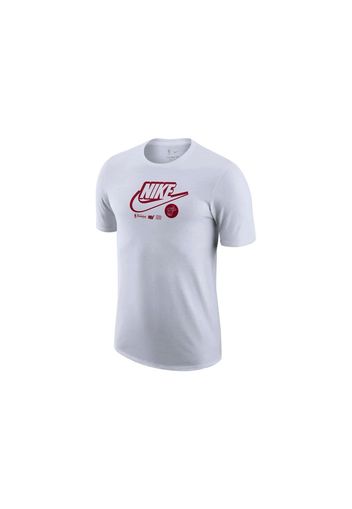 Nike NBA Miami Heat Logo T-shirt White/Dark Red