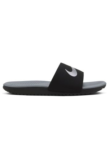 Nike Kawa Slide Black Metallic Silver (GS/PS)