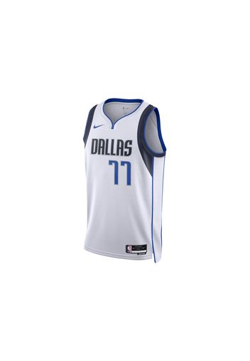 Nike NBA Dallas Mavericks Luka Doncic Association Edition Swingman Dri-Fit Jersey White/Blue