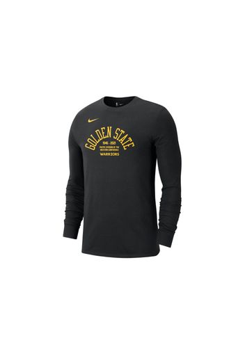 Nike NBA Golden State Warriors L/S T-shirt Black/Yellow