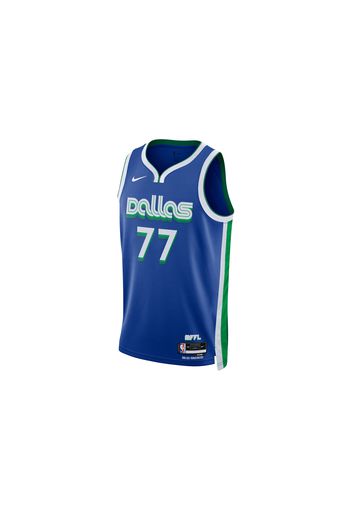 Nike NBA Luka Doncic Dallas Mavericks City Edition Swingman Jersey Rush Blue