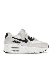 Nike Air Max 90 LV8 White Metallic Gold Black (Women's)