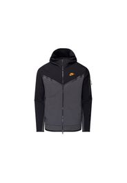 Nike Sportswear Tech Fleece Full-Zip Hoodie Dark Smoke Grey/Black/Safety Orange
