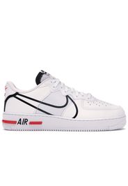 Nike Air Force 1 React White Black Red