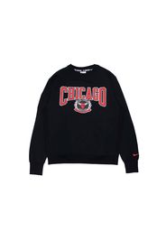 Nike NBA Chicago Bulls 75th Anniversary Courtside Fleece Crewneck Black/Red