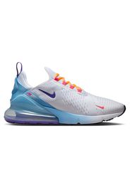 Men's Nike Air Max 270 Colorado Rockies Sneakers in White/Blue/Orange