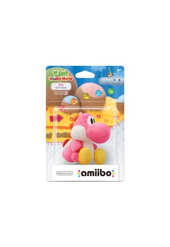 Nintendo Yoshi's Woolly World Pink Yarn Yoshi amiibo