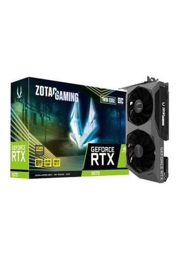 NVIDIA ZOTAC GeForce RTX 3070 Twin Edge 8G OC LHR Graphics Card (ZT-A30700H-10PLHR)