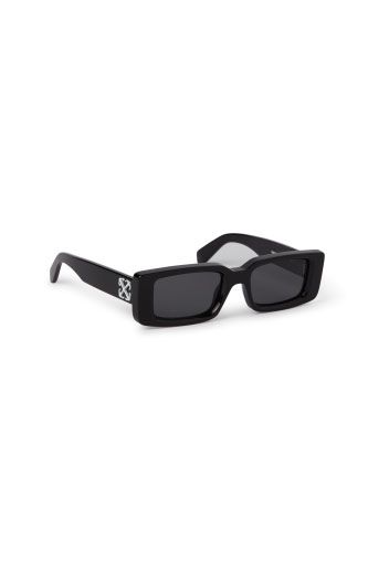 OFF-WHITE Arthur Rectangle Sunglasses Black/Dark Grey (OERI127S24PLA0011007-FR)