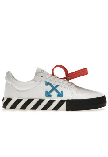 OFF-WHITE Vulcanized Low White Teal Canvas