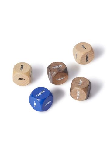 OFF-WHITE Wood Dices Set