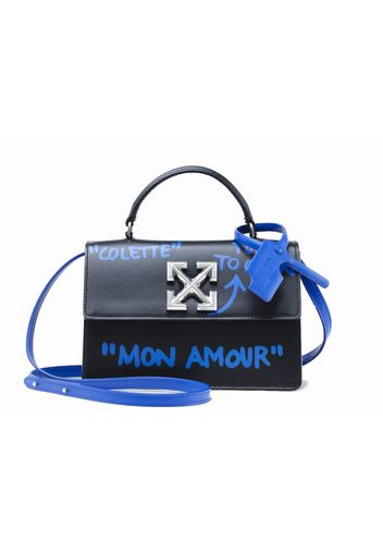 OFF-WHITE x colette 1.4 Jitney Bag Mon Amour Black Blue