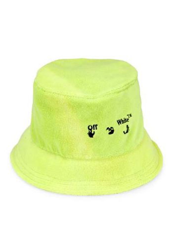 OFF-WHITE Swimming Man Towel Bucket Hat Yellow Fluo/Black