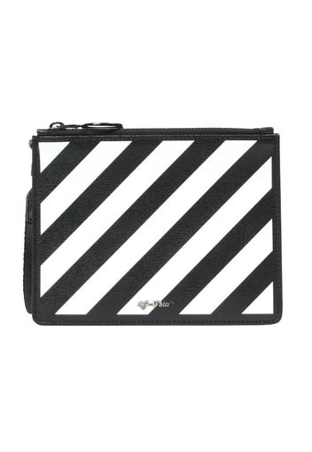 OFF-WHITE Double Pouch Diag Black White