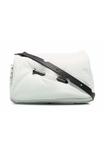 OFF-WHITE Nailed Slouchy 30 Clutch White/Black