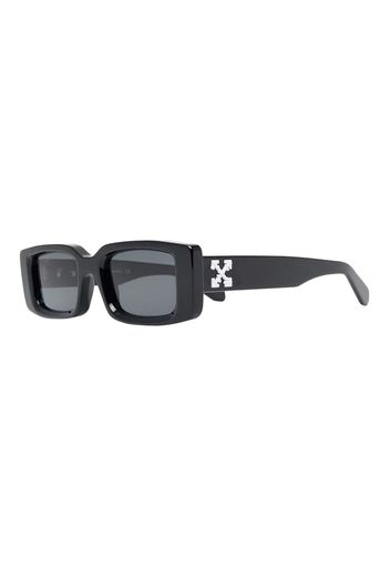 OFF-WHITE Arthur Square Frame Sunglasses Black/White SS22 (OERI016C99PLA0011007)