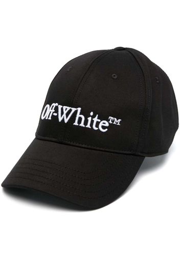 Off-White Logo-Embroidered Baseball Cap Black