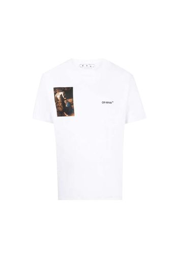 OFF-WHITE Caravag Lute Slim S/S Tee White/Black