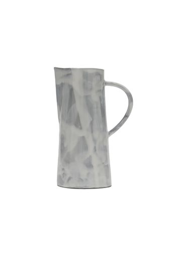 OFF-WHITE Glossy Taupe Ceramic Jug