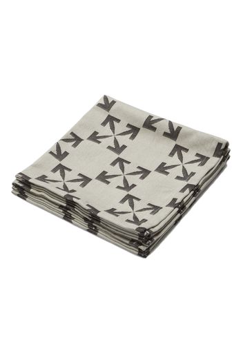 OFF-WHITE Arrow Pattern Napkin Set