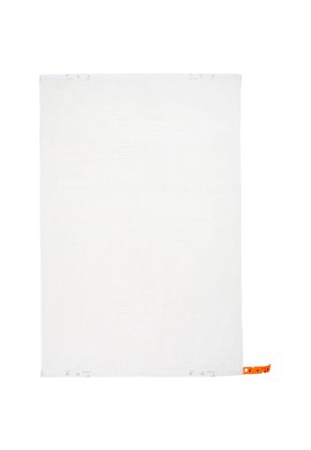 OFF-WHITE Man Swim Logo Shower Towel White