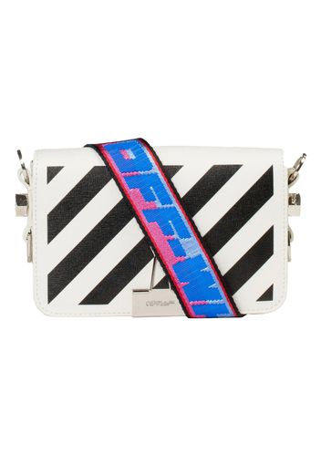 OFF-WHITE Diag Flap Bag Mini SS21 White/Black