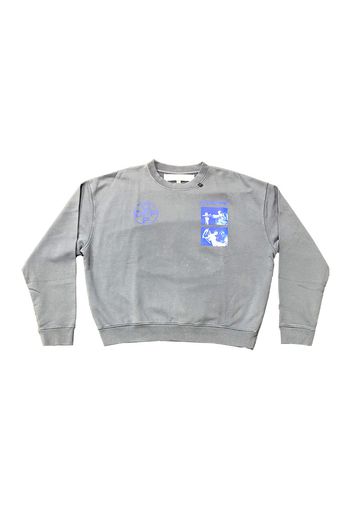 OFF-WHITE Hardcore Caravaggio Crewneck Indigo/Blue